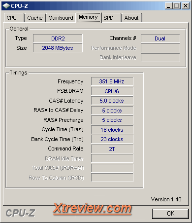 AMD Athlon X2 BE -2350 : DDR 700 