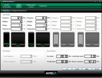 AMD overdrive monitoring