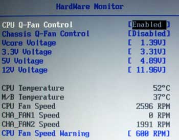 ASUS P5N- E SLI - hardware monitor