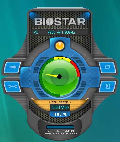 biostar tForce p965 overclocking utility