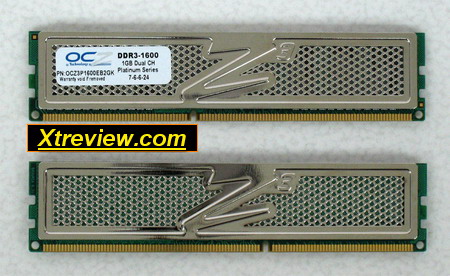 OCZ PC 3-12800 Platinum dual channel enhanced bandwidth edition