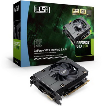 3D-card ELSA GeForce GTX 650 Ver. 2 S.A.C