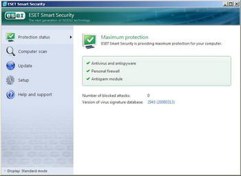 ESET Smart Security and ESET NOD32 Antivirus v3.0 