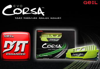 GeIL memory modules Evo Corsa DDR3-2400 and DDR3-2666