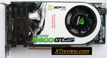 XFX GeForce 8800 GTS 640 Mb DDR3 the card