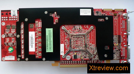 HIS radeon HD 2900 Pro 512 Mb the card back side