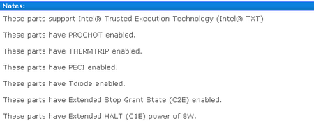 intel core 2 Duo e6550 specifications