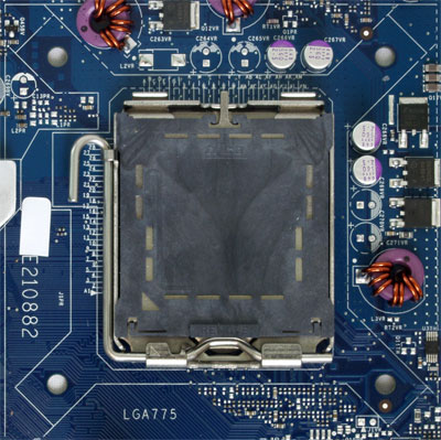 Intel DP965LT processor socket