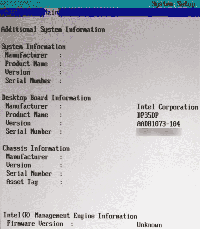 Intel DP965LT : bios 8