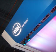 INTEL Booth - Logo INTEL Leap Ahead