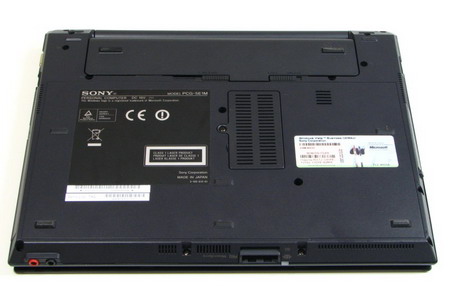 VAIO VGN-G11XN/B back