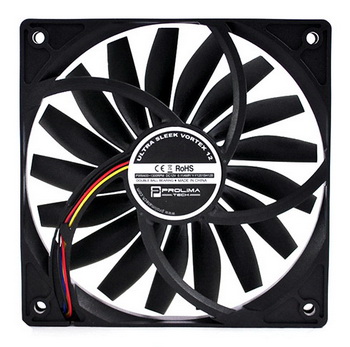 Prolimatech Ultra Sleek Vortex 12 - 120mm case fans