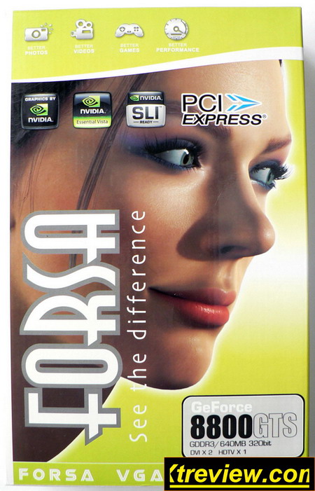 Forsa GeForce 8800 GTS 640 Mb box