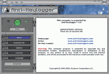 Anti-keylogger v.9.2.1