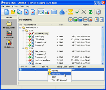 Backup4all v.4.0 Build 126