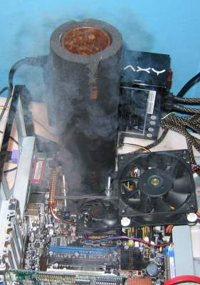 cooling used in conroe extrem overclocking