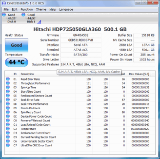 CrystalDiskInfo v.2.5.1