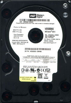 westerb digital 750 gig hdd