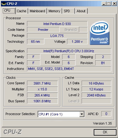 intel pentium d 930 presler overclock