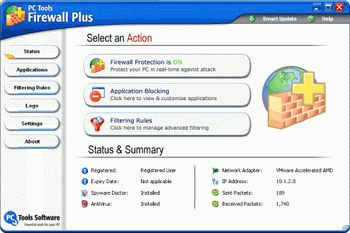 PC Tool Firewall Plus v.5.0.0.38