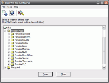 Portable ClamWin v.0.95.1