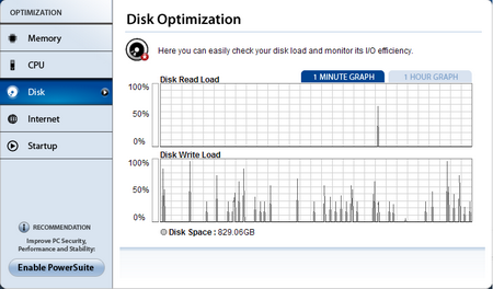 disk monitor SpeedUpMyPc