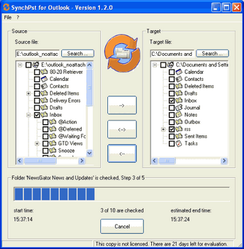 SynchPst for Outlook v.3.1.3