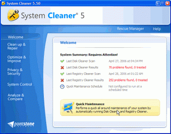 System Cleaner v.5.70d