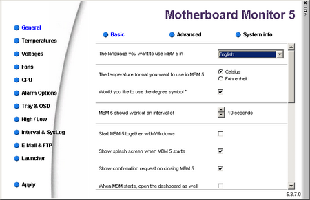 MBM Config