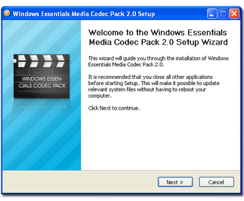 Windows Essentials Codec Pack 2.2c