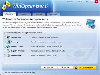 Ashampoo WinOptimizer Platinum Suite 6 v.6.23